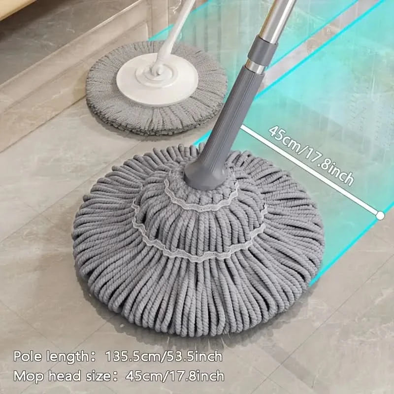 SwiftMOP™ 360° BambooFiber 100% Self Cleaning Dual Mop.