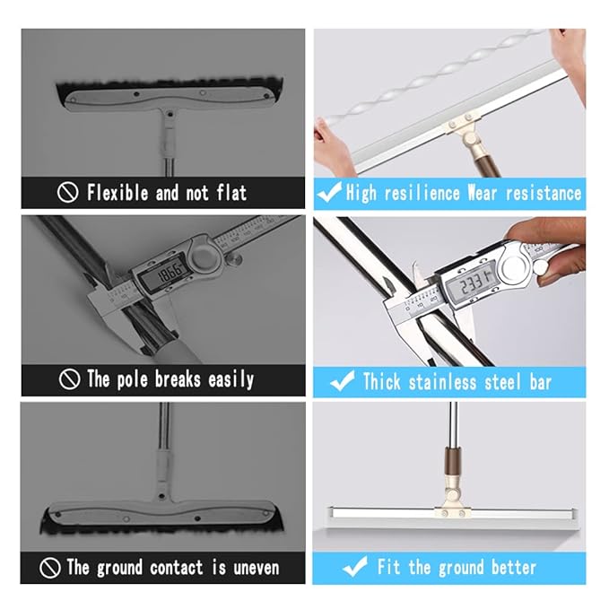 3-in-1 Mop & Squeegee: Floor|Window|Wall Cleaning Hero!