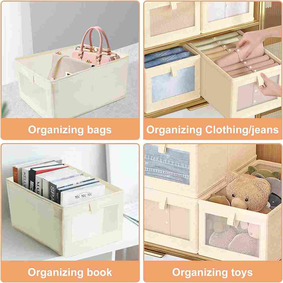 HappyHom Closet Premium Garment Care & Storage (Pack of 8)
