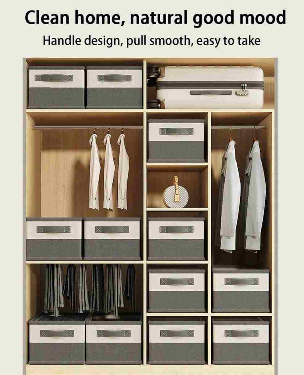 SmartHom™ Premium Organiser -All Garments Closet (Pack of 8)