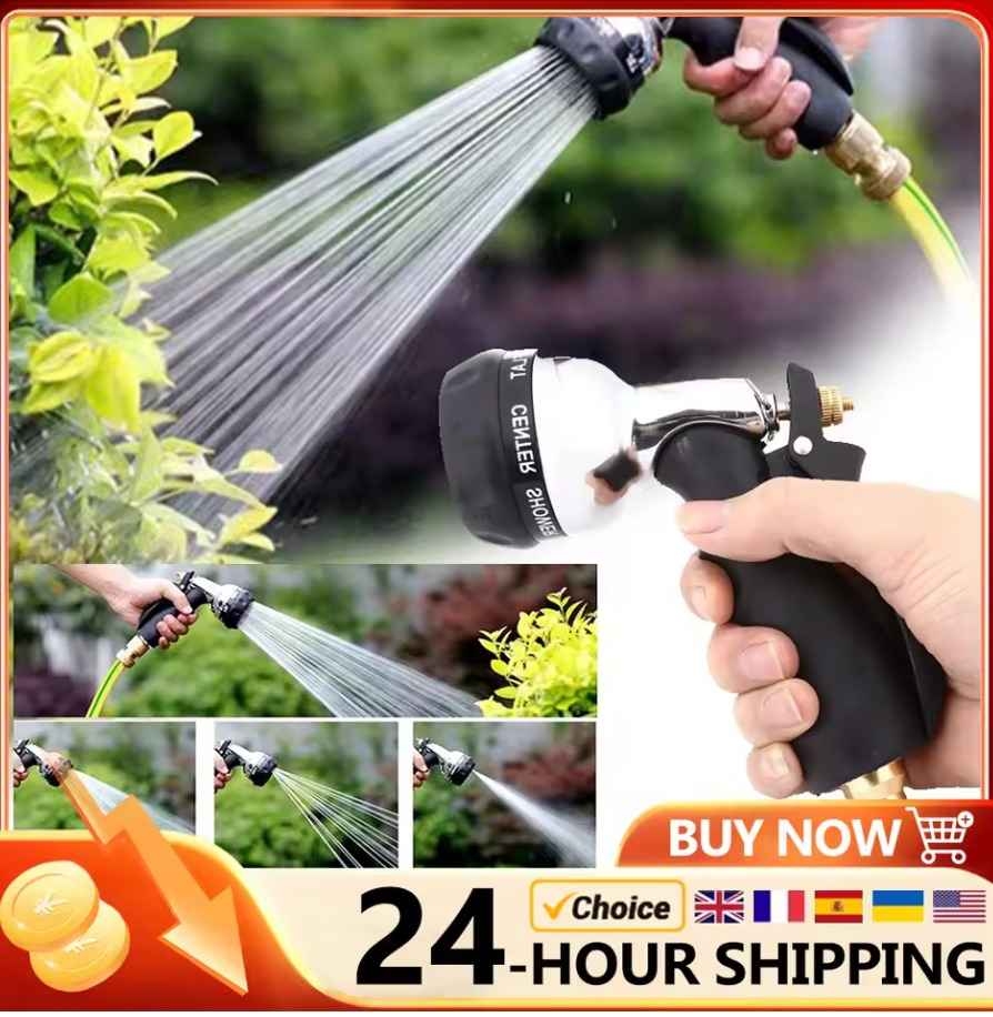 TurboFlex™ ExpandX 4-in-1 Garden Pipe | Multi-Spray Nozzle!