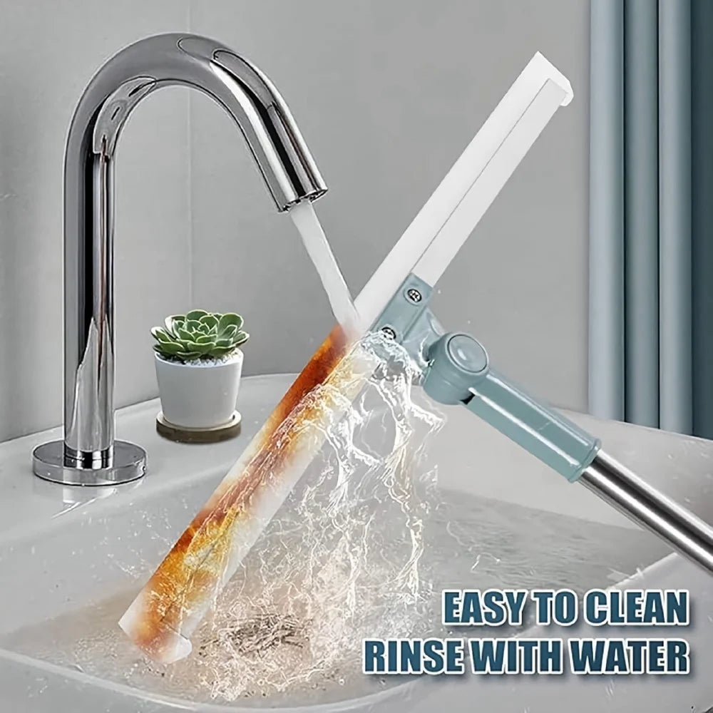 3-in-1 Mop & Squeegee: Floor|Window|Wall Cleaning Hero!