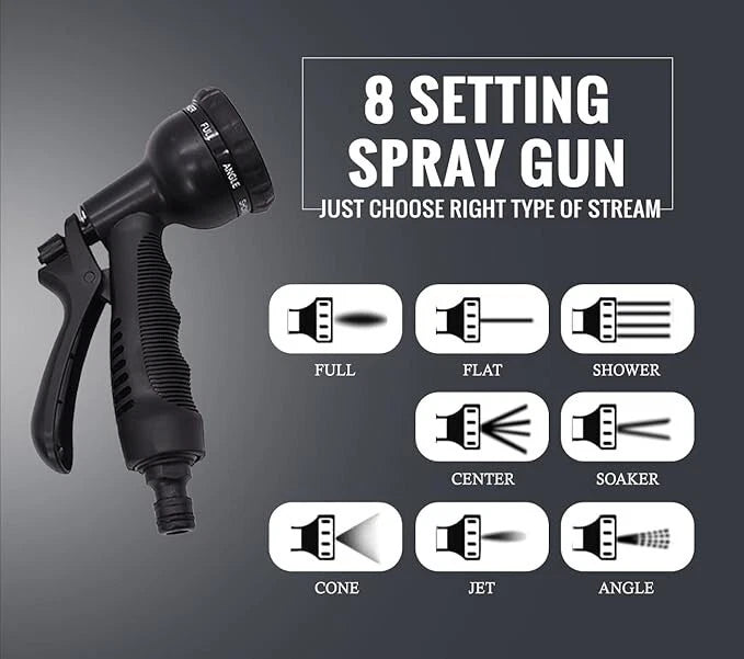 TurboFlex™ ExpandX 4-in-1 Garden Pipe | Multi-Spray Nozzle!
