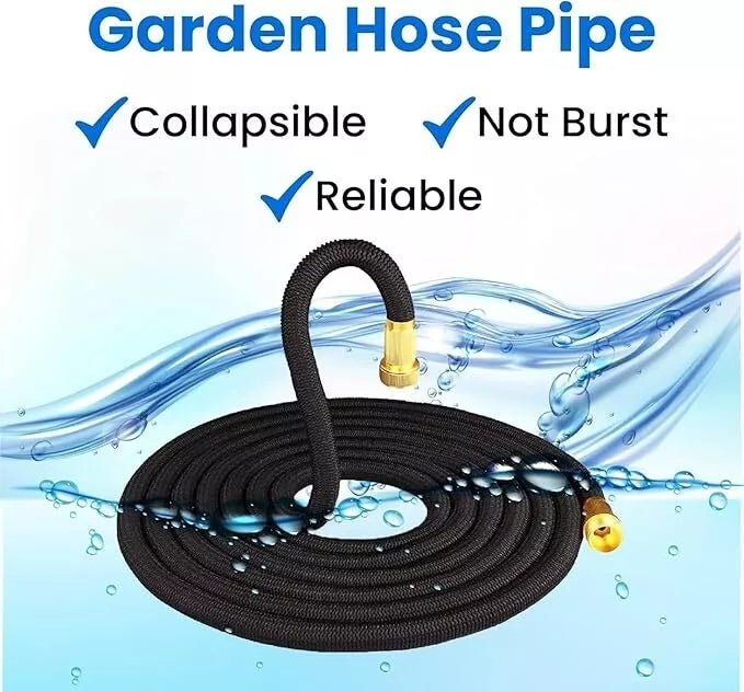TurboFlex™ ExpandX 4-in-1 Garden Pipe | Multi-Spray Nozzle!