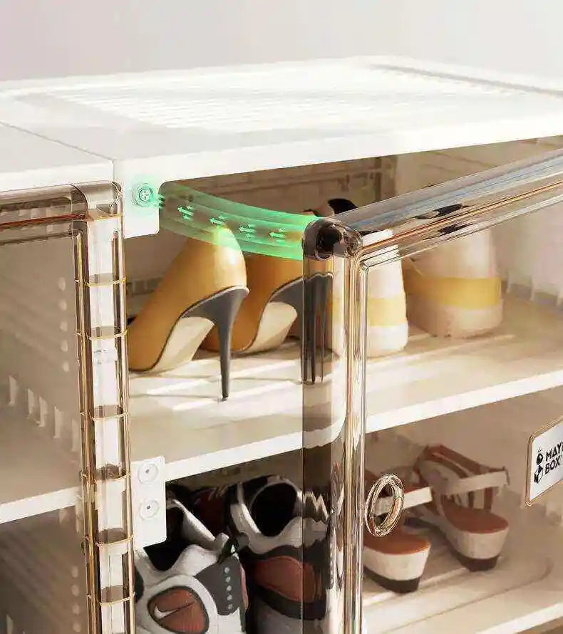 StepNest™ Smart Foldable Compact 4 Layer Shoe Rack
