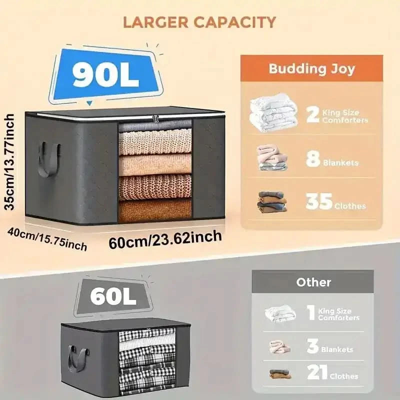 ClosetMor™ Premium Big Size Multiuse Organiser/Storage (Pack of 8)