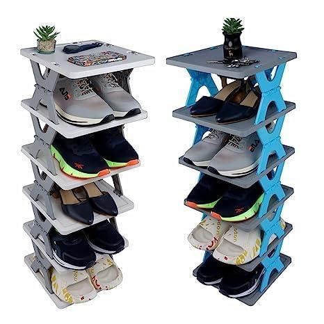 New StepNest™ Smart Foldable Compact 4 Layer Shoe Rack