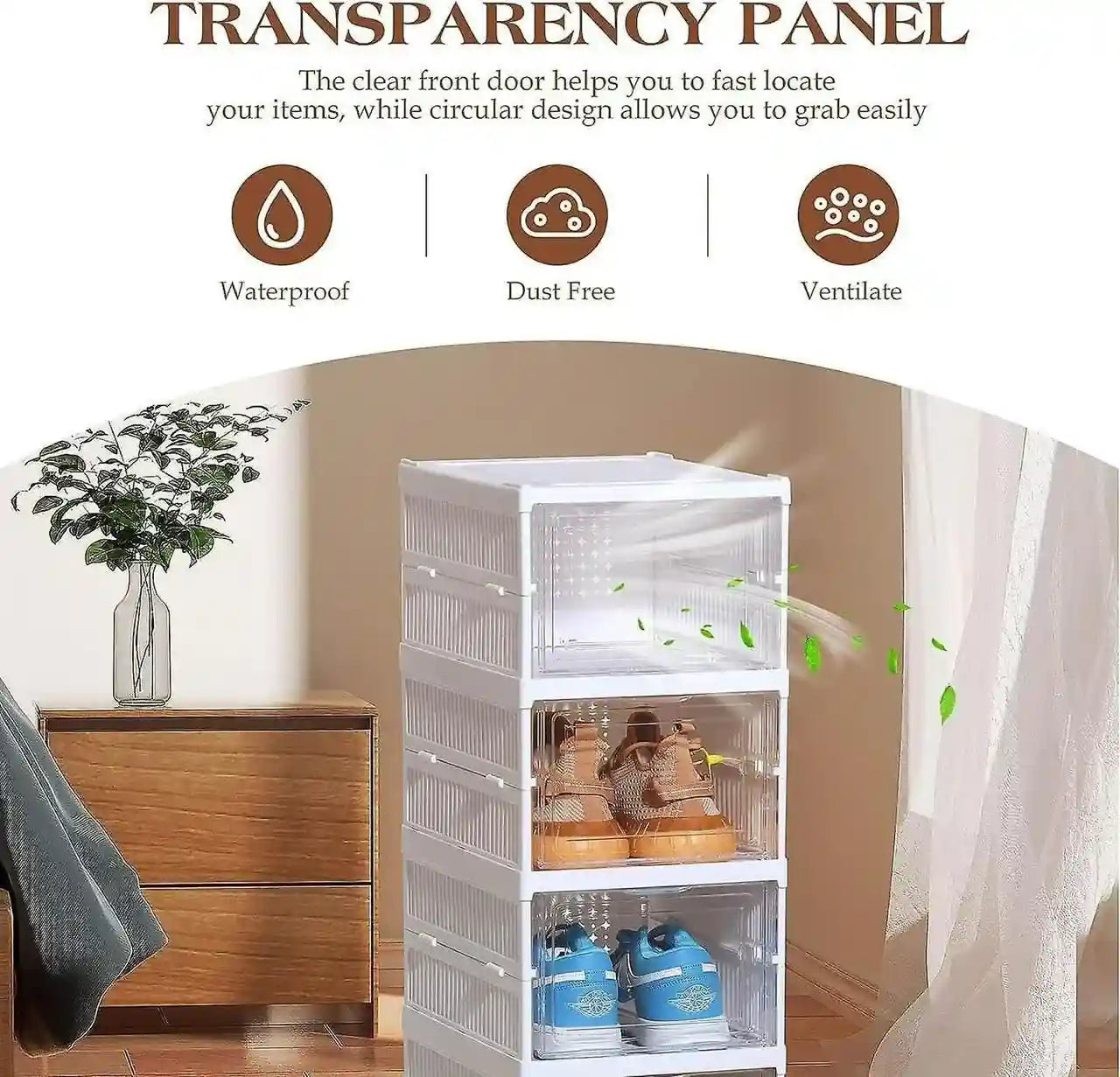 StepNest™ Smart Foldable Compact 4 Layer Shoe Rack