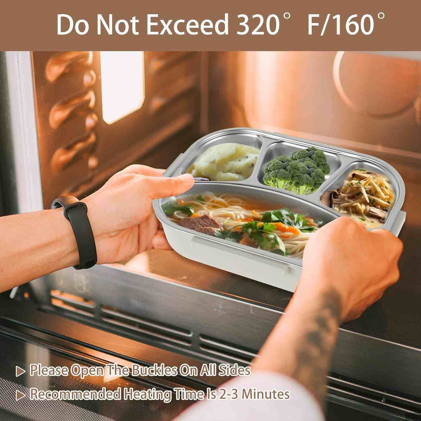 HotServe Pro Lunch Case 34x Insulated Tiffin