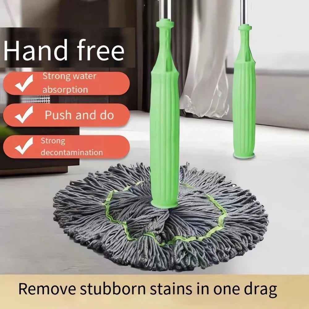 SwiftMOP™ 360° BambooFiber 100% Self Cleaning Dual Mop.