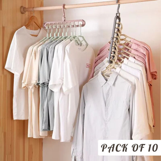 ClosetPro™ Premium 360° Hanger Organizer (Jumbo Pack of 10)