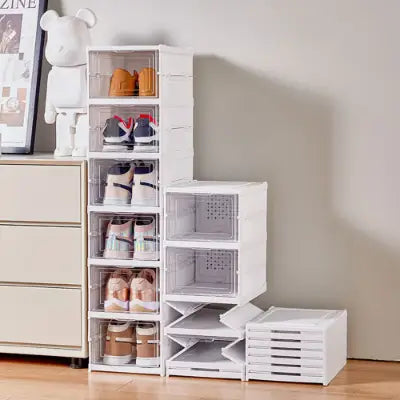 StepNest™ Smart Foldable Compact 4 Layer Shoe Rack