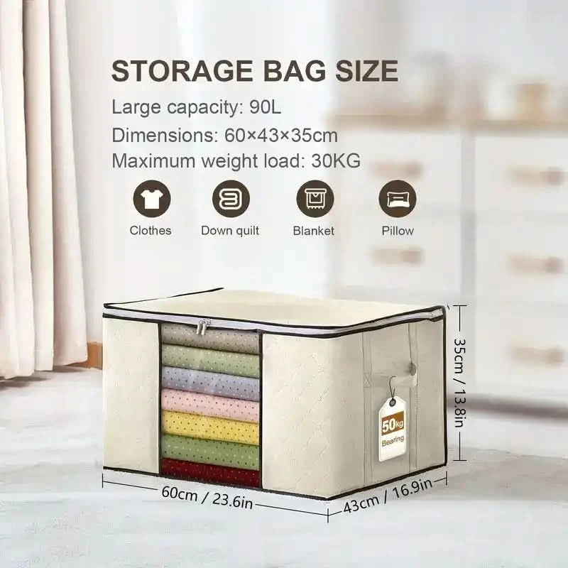 ClosetMor™ Premium Big Size Multiuse Organiser/Storage (Pack of 8)