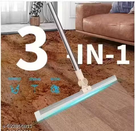 3-in-1 Mop & Squeegee: Floor|Window|Wall Cleaning Hero!