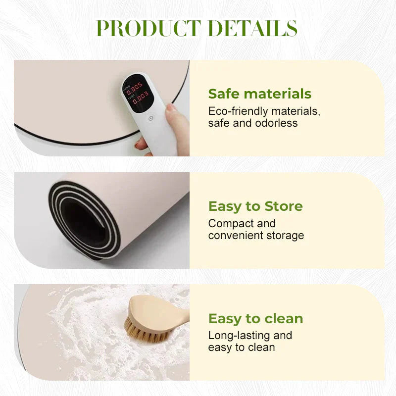 SmartHom Non Slippery  Peacock Floor Mat - Buy 1 Get 1 Free